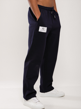Organic cotton double knit pants - open leg - straight fit